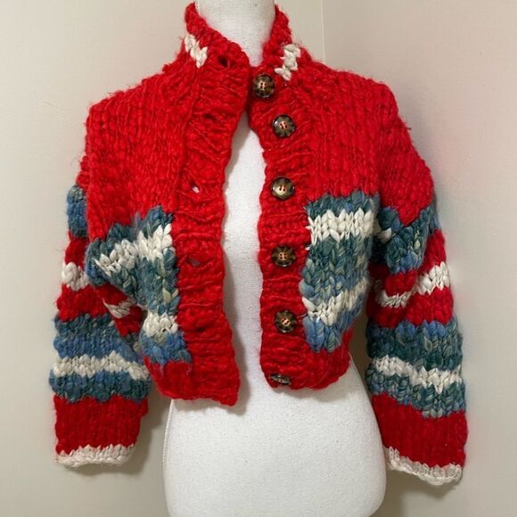 NWT BDG Kinley Chunky knit cropped cardigan size XS
Retail $148
C1 - Picture 5 of 12